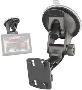 Gonifeto Backup Camera Monitor Mount,(4.3/5in) Rvs Rear View Camera Screen Mounting Bracket,Windshield Suction Cup Holder for Back Up Camera Display Monitor,Car Rearview Reverse Cam Window Mount Kit