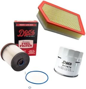 DOC'S DIESEL 6.6L Duramax Filter Set Kit 2020-2023 | Replaces TP1015, PF26, 84554703 | OEM Grade Fuel/Oil/Air Filter