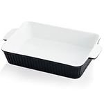 Swuut Casserole Dishes for Oven 33 x 23.5cm, 4000ml Porcelain Baking Dishes, Ceramic Bakeware,Kitchen Rectangular Deep Lasagna Pan with Handle 13x9 inch