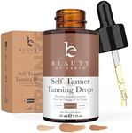 Self Tanning Drops - Face Self Tanner Drops Medium Color - Bronzer Drops - Self Tanner for Face - Self Tanner Face Tanner - Face Tanning Drops to Add to Moisturizer - Face Tan Drops - Bronzing Drops