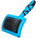 GROOM PROFESSIONAL Curved Firm Slicker Dog Brush - Dog Grooming Brush - Dematting Brush for Dogs - Long & Short Pins - Perfect for Removing Matts & Tangles - Professional Quality - Medium