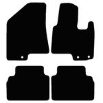 Carsio Tailored Black Car Floor Mats Carpets 4pc Set With Clips TO FIT - Hyundai IX35