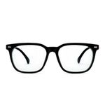 Intellilens Computer Glasses for Eye Protection | Reading Glasses for Men | Blue Light Blocking Glasses Spectacles | Blue Cut Glasses | UV Protection Glasses | For Men & Women | Zero Power | Medium