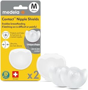 Medela Contact Nipple Shields, Medium 20mm | For Latching Difficulties during Breastfeeding, Flat or Inverted Nipples