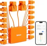 Refoss Smart Home Energy Monitor Supports Home Assistant, Real-Time Accurate Energy Consumption Tracking, Electricity Usage Monitor with 16x60A Circuit Sensors, 36-Month History, Solar Metering, 2.4G