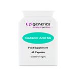 Glutamic Acid SA | 500mg L-Glutamic Amino Acid + Succinic Acid Natural Antioxidant | 60 Vegan Friendly Capsules UK Made | 1 Capsule Daily (2 Month Supply)