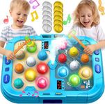 HopeRock Pound A Mole Game for Toddler,Toys for 3+ Year Old Boys,with 2 Hammer,5 Mode,9 Music Spray and Light-up, Fun PK Toys for Toddlers,Birthday Chirstmas Gifts for 3 4 5 6+ Year Old Boys