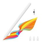 MoKo Stylus Pen for iPad, Alternative to Apple Pencil USB-C, 35 Mins Fast Charging Apple iPad 10th Gen Pencil Compatible with iPad Pro 12.9/11", iPad Air 6/5/4/3, iPad Mini 6/5, iPad 10/9/8/7/6, White