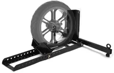 Adjustable Motorcycle Stand, Wheel Chock Upright with Capacity of1800lbs, Heavy Duty Motorcycle Wheel Chock for 15"-22" Wheels