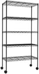 YYkokocat 5-Tier Wire Shelves 61" H