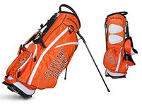 Team Golf NFL Cleveland Browns Fairway Golf Stand Bag Fairway Golf Stand Bag, Lightweight, 14-way Top, Spring Action Stand, Insulated Cooler Pocket, Padded Strap, Umbrella Holder & Removable Rain Hood