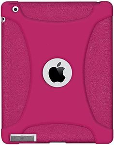 Amzer Silicone Jelly Skin Fit Case Cover for Apple iPad 2 and iPad 3 - Hot Pink