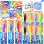 GIFTINBOX Invisible Ink Pen with UV Light for Kids, 12PCS Spy Pen Party Favors for Kids 8-12, Magic Marker for Secret Message, School Supplies Birthday Goody Bag Stuffers for Boys Girls