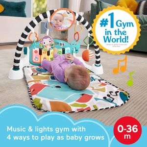 Fisher-Price Kick & Play Piano Gym – Blue Baby Activity Mat