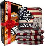 Titan Bags Dozer Cornhole Bags - 6" x 6" ACL PRO Approved Cornhole Bean Bags for Tournaments - Versatile & Durable Professional Cornhole Bags Ideal for Indoor/Outdoor Toss Games - America (Set of 4)
