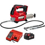 Milwaukee M18GG-0 18V M18 Cordless Grease Gun with 1 x 5.0Ah Battery & Charger