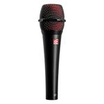 SE ELECTRONICS V7 Black Premium Dynamic Supercardioid Microphone for Speech, Singers, Voice-Overs Artists, and Performers Intended for Live Stage and Studio Recordings with 3 Years Warranty