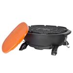 PK Grills PKGO Portable Hibachi Grill Charcoal BBQ Cast Aluminum Outdoor Cooking Kitchen Cooking Barbecue Grill for Camping, Backyard Grilling, Park, Tailgating, PKGO PK200-SHX​​