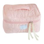 ANTORI Cloth Bag, Travel Pouch for Storage of Bra, Underwear, Innerwear, Cosmetics, Toiletry for Women (Pink)