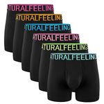 5Mayi Mens Underwear for Men Boxer Brief Cotton Men's Boxer Briefs Pack of 6 L