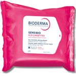 Bioderma Sensibio H2O Micelle Solution Make-Up Removing Wipes, 25 Count