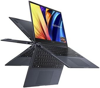 ASUS Vivobook S 14 Flip 14” WUXGA 16:10 Touch Display, AMD Ryzen 7 5800H CPU, 8GB RAM, 512GB SSD, NumberPad, FingerPrint Sensor, Windows 11 Home, Quiet Blue, TN3402QA-AS74T