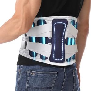 Avaneeny Back Brace for Lower Back Pain Relief from Herniated Disc, Sciatica & Scoliosis, Adjustable Lumbar Support Belt for Women & Men, Back Support Belt with Breathable Air Mesh Design-Large