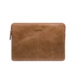 dbramante1928 - Skagen Pro+ Laptop Sleeve - Compatible with Macbook Pro 15 Inch PC/MB Pro 16 Inch (21) - Made From Sustainably Sourced Full Grain Leather - Protective Computer Sleeve - Tan - (2nd Gen)