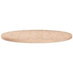 vidaXL Solid Wood Oak Round Table Top Ø60x2,5 cm Untreated Dining