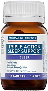 Ethical Nutrients Triple Action Sleep Support - Supports Healhty Sleeping Patterns, California Poppy & Lavender Oil - 30 Tablets