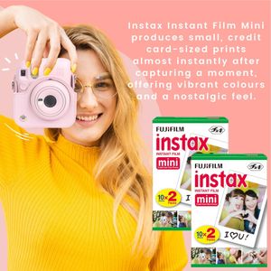 Clikoze Fujifilm Instax Mini 12 Camera Bundle – Pink