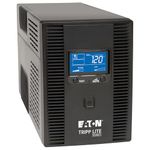 Tripp Lite 1500VA UPS LCD Battery Back Up Tower AVR 120-Volt USB Coaxial RJ45, Black (OMNI1500LCDT)