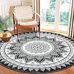 HEBE Soft Round Area Rugs for Bedro