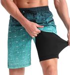 zeetoo Mens Swim Trunks with Compre