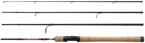 Abu Garcia Diplomat V2 Travel Fishing Rod – Compact 4-Piece Carbon Travel Rod for Multiple Species, Premium Cork Handle, Ideal for Freshwater and Saltwater Fishing 3.04m 12-32G