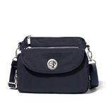 Baggallini Unisex-Adult Calais Crossbody Bag, French Navy, One Size