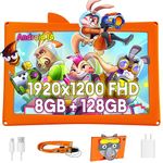 2024 Kids Tablet 10 Inch, Headwolf WPad5 Android 14 WiFi Tablet, 2.0GHz 8-core, FHD Display with Widevine L1,8GB RAM+128GB Storage, 5500mAh, 2.4G+5G WiFi Android Tablet