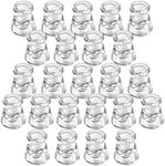 IYOUYA Clear Candlestick Holders 24PCS, 2.1" H Taper Candle Holders Bulk for Pillar Candles, Taper Candles, Glass Candle Holders for Wedding, Party&Festival