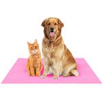 Amorite Waterproof Reusable Washable Pee Pads for Dogs (Medium, Pink)