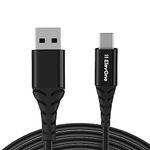 ElevOne Unbreakable 2A Fast Charging 1m Micro USB Cable for Smartphones, Tablets, Laptops & other Micro USB devices, 480Mbps Data Sync (ECM-1 Black)