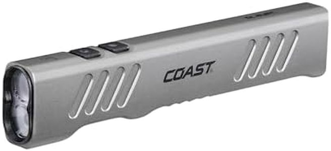 Coast Slayer RED 1000 Lumen USB-C Rechargeable LED Flashlight with Red Mode, Spot/Flood, Memory Mode and Pocket Clip