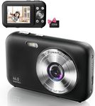 2024 1080P Kids Digital Camera with 16X Zoom - 44MP Anti Shake Point and Shoot Digital Cameras for Photography | Compact Small Camera for Kids Girls Boys Teens Beginners