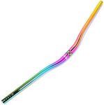 CARACHOME MTB Bicycle Colorful Handlebar AM XC DH Downhill Racing Bike Rise Handlebar Mountain Road Bike Rainbow Handlebar 31.8mm*760/800mm,A1