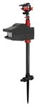 PestBye® Set of 1 Jet Spray Repeller Motion Activated Fox Deterrent (Connects to Garden Hose, Battery Powered)