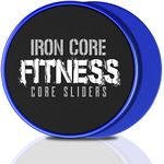 Core Sliders Workout Sliders Discs Fitness Gliding for Exercise. (Electric Blue)