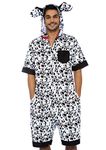 Leg Avenue Men's Dalmation Costume, Black/White, X-Large