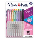 Paper Mate Flair Felt Tip Pens, Ultra Fine Point, Limited Edition Candy Pop Pack, 16 Count (1979496)