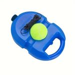 TiNY Fingers Tennis Trainer Rebound Ball,Solo Tennis Training Equipment for Self-Pracitce,Portable Tool,Tennis Rebounder Kit,Including (No Racket Included) (Portable) (Style 1)