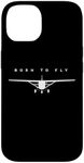 iPhone 14 Single Engine Prop Airplane Shirt Born to Fly Case