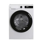 Hoover Pro Wash Series 3 10kg Freestanding Washing Machine, 1400 RPM, A-20% Rated, AI Silent Motion, hOn App, 16 Programmes, ProActive Wash, White & Black Door, 55x60x85 cm - HBR 410BL8-80